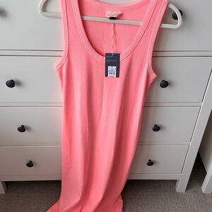 Universal Threads Coral Pink Sleeveless Maxi Dress